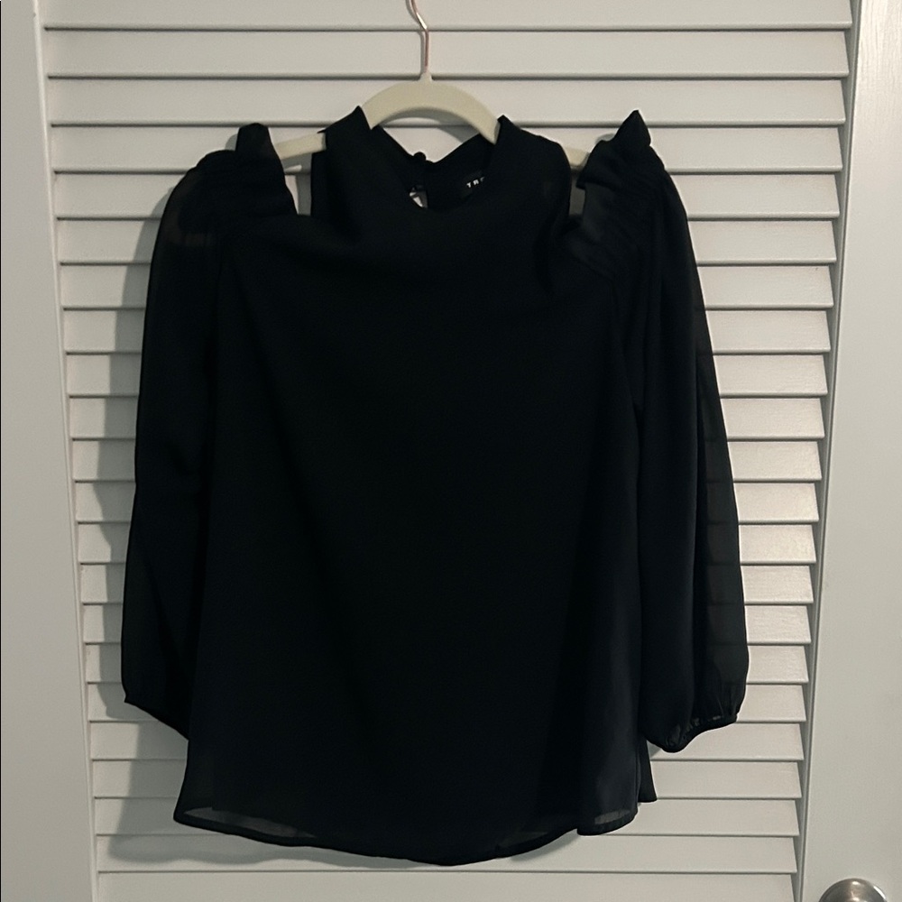 Trouve Chic Black Blouse